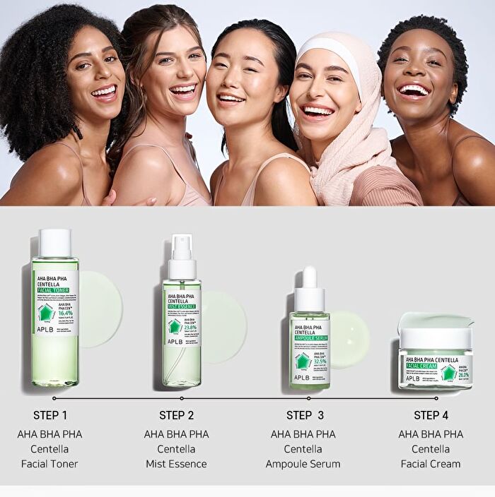 Aplb AHA BHA PHA Centella Ampoule Serum Set - 2 pcs