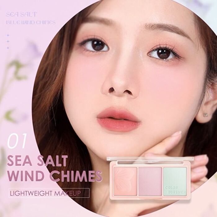 Multi Blush Palette - 2 Colors - #02 Rose Red Bean - 13.5g