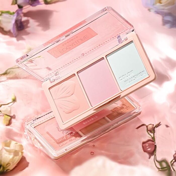 Multi Blush Palette - 2 Colors - #02 Rose Red Bean - 13.5g