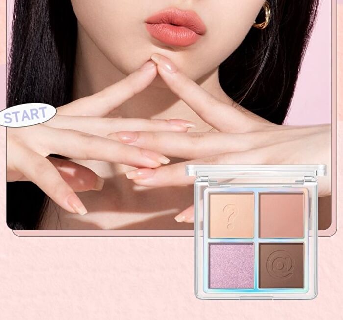 4 Colors Eyeshadow Palette - BDJW - #CL02 - 4.5g