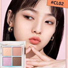 4 Colors Eyeshadow Palette - BDJW - #CL02 - 4.5g