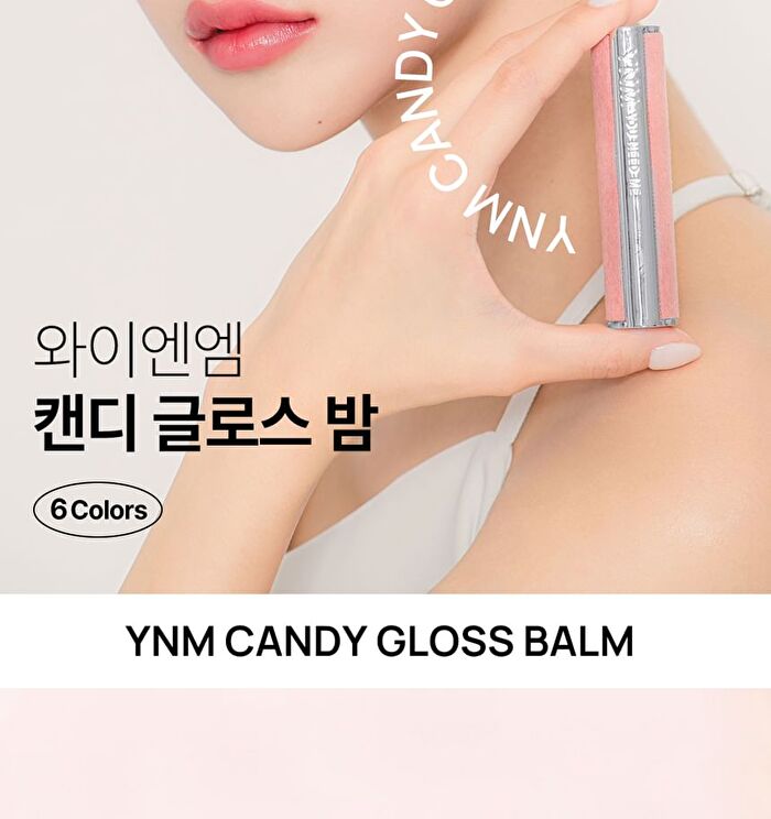 Ynm Candy Gloss Balm - 6 Colors - #02 Pink Sunset