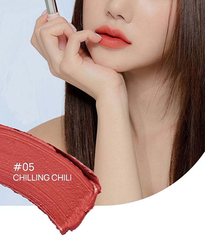 Ynm Cream Matt Lipstick - 6 Colors - #03 Berry Smoothie