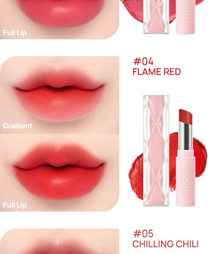 Ynm Cream Matt Lipstick - 6 Colors - #03 Berry Smoothie