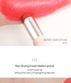 Ynm Cream Matt Lipstick - 6 Colors - #03 Berry Smoothie