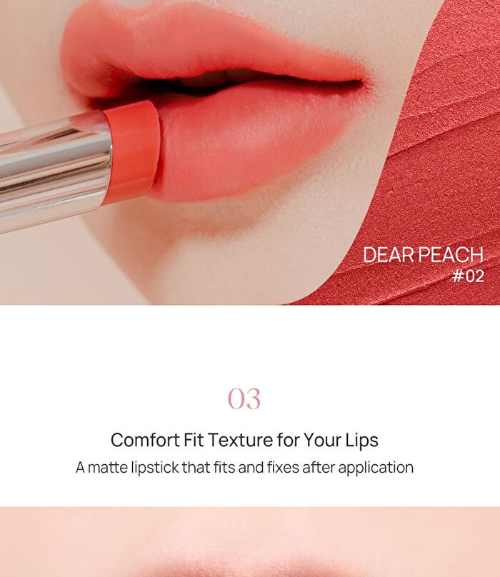 Ynm Cream Matt Lipstick - 6 Colors - #03 Berry Smoothie