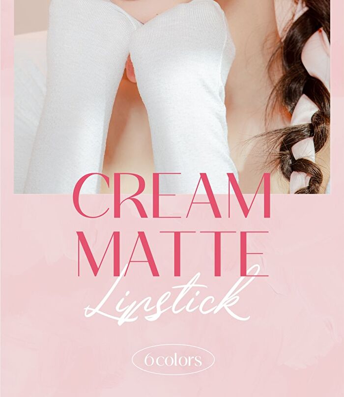 Ynm Cream Matt Lipstick - 6 Colors - #03 Berry Smoothie