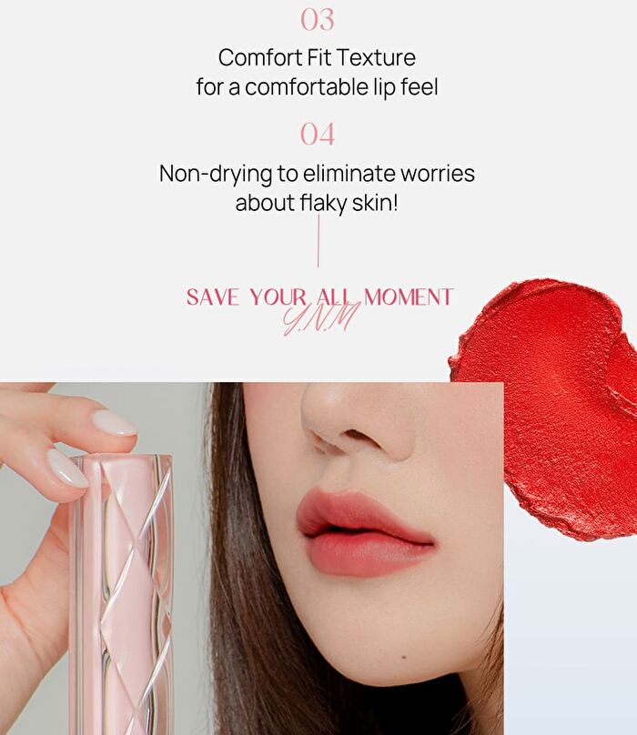 Ynm Cream Matt Lipstick - 6 Colors - #03 Berry Smoothie