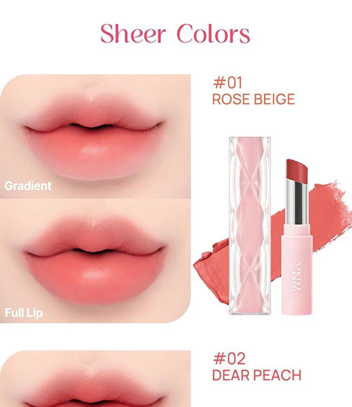 Ynm Cream Matt Lipstick - 6 Colors - #06 Plum Mauve