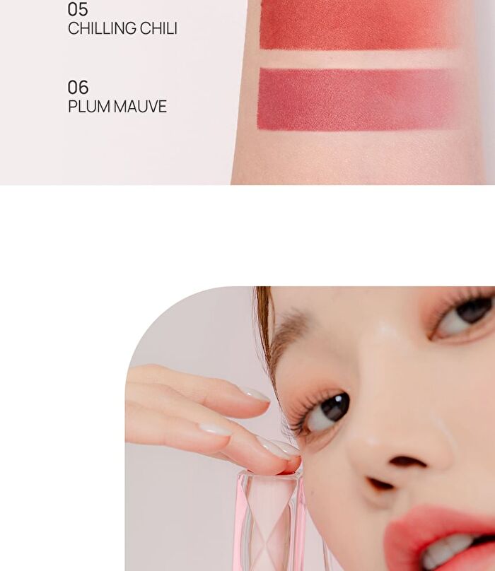 Ynm Cream Matt Lipstick - 6 Colors - #06 Plum Mauve