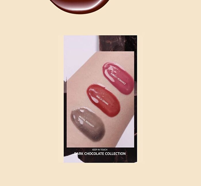 The Black Lip Plumper Tint Dark Chocolate Collection Set - 3 pcs