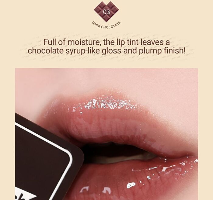 The Black Lip Plumper Tint Dark Chocolate Collection Set - 3 pcs