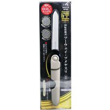 Green Bell Rotating Retractable Two Way Nail File - 1 pc