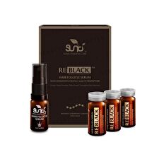 Re:Black Hair Follicle Serum With Biotinoyl Tetrapeptide Conjugate Nano Silver - 10ml x 3