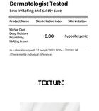 heimish Marine Care Algae + Panthenol Deep Moisture Nourishing Melting Cream - 2024 Verison - 55ml