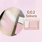 Gogo Tales Highlight Blush Palette - 2 Colors (2-3) - #G02 Sakura - 7.6g