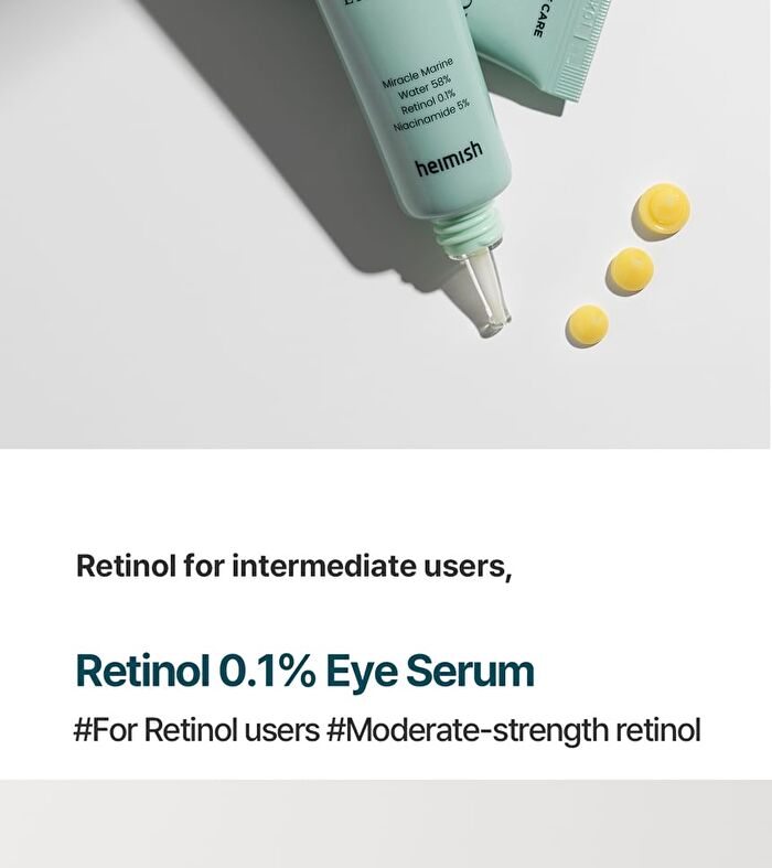 heimish Marine Care Retinol 0.1% Eye Serum - 2024 Version - 30ml