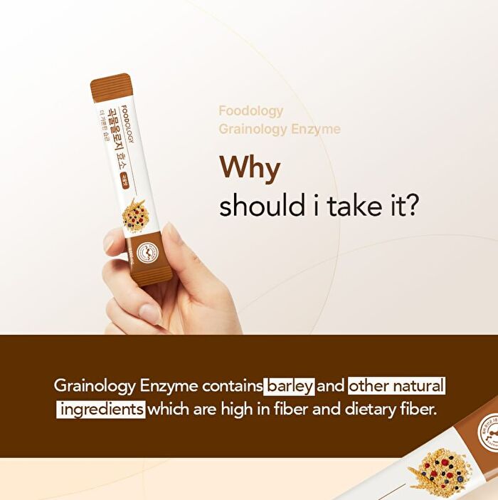 Foodology Grainology Enzyme - 3000mg x 28 sticks