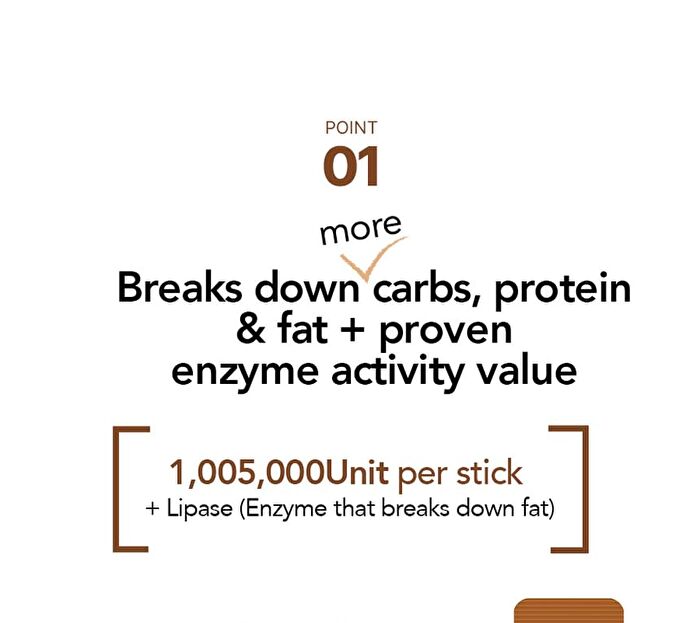 Foodology Grainology Enzyme - 3000mg x 28 sticks