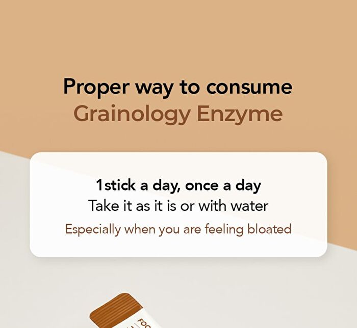 Foodology Grainology Enzyme - 3000mg x 28 sticks