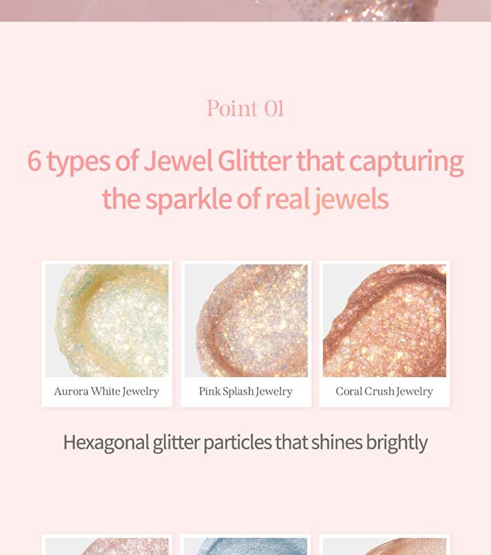 Fairy Jewel Eye Glitter - 6 Colors - #05 Dreaming Shell Jewelry