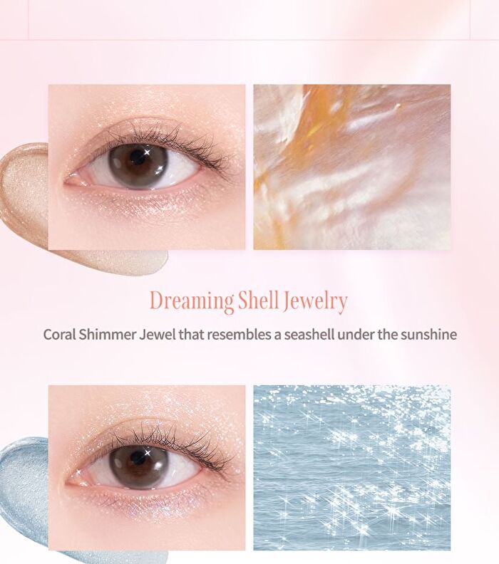 Fairy Jewel Eye Glitter - 6 Colors - #05 Dreaming Shell Jewelry