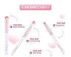 Coringco Pink Roll Make Up Brush Set - 6 pcs