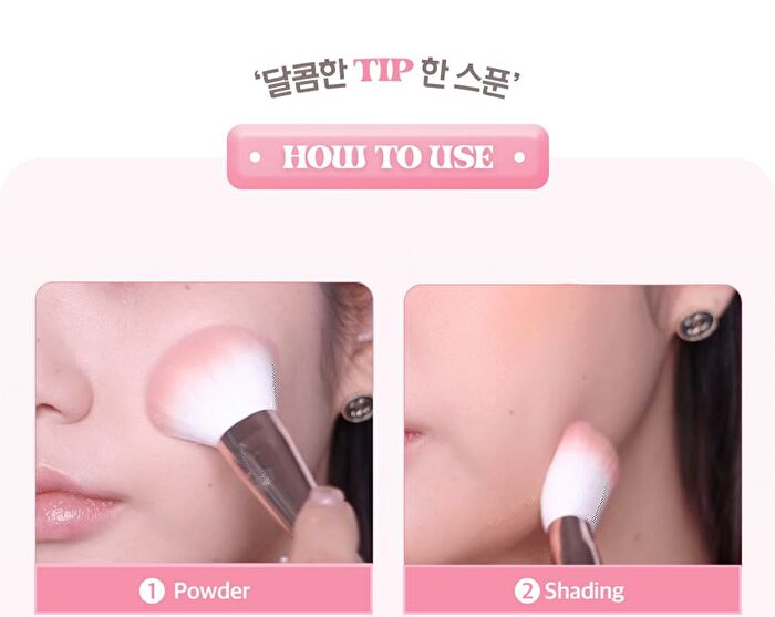 Coringco Pink Roll Make Up Brush Set - 6 pcs