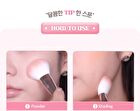 Coringco Pink Roll Make Up Brush Set - 6 pcs