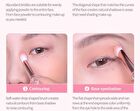 Coringco Pink Roll Make Up Brush Set - 6 pcs