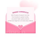 Coringco Pink Roll Make Up Brush Set - 6 pcs