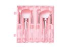 Coringco Pink Roll Make Up Brush Set - 6 pcs