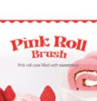 Coringco Pink Roll Make Up Brush Set - 6 pcs