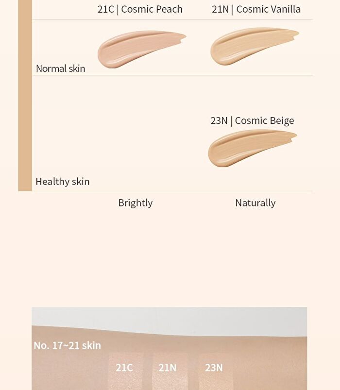 Conscious Fit Glow Cushion Foundation - 3 Colors - #21C Cosmic Peach