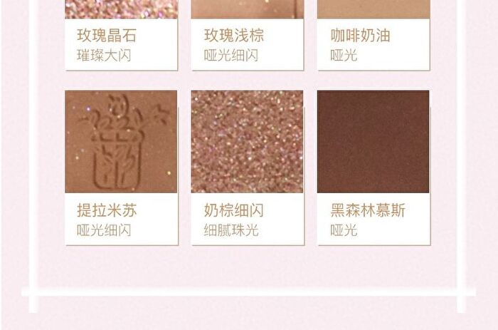 British Afternoon Tea Series 9 Colours Eyeshadow Palette - 01# Lavender - 9g