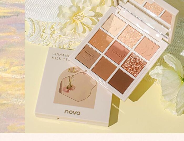 British Afternoon Tea Series 9 Colours Eyeshadow Palette - 01# Lavender - 9g