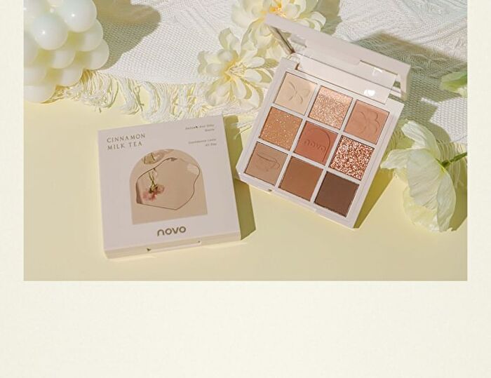 British Afternoon Tea Series 9 Colours Eyeshadow Palette - 01# Lavender - 9g