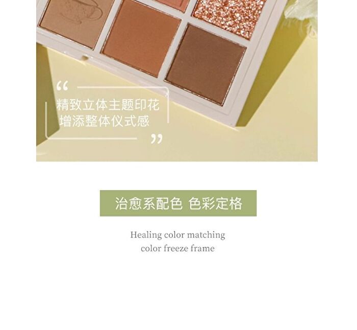 British Afternoon Tea Series 9 Colours Eyeshadow Palette - 01# Lavender - 9g