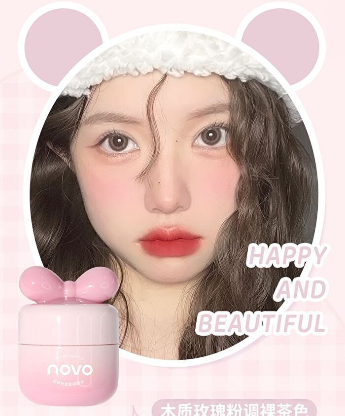 Bow Design Matte Lip Cream - 4 Colours - 720# - 6.5g