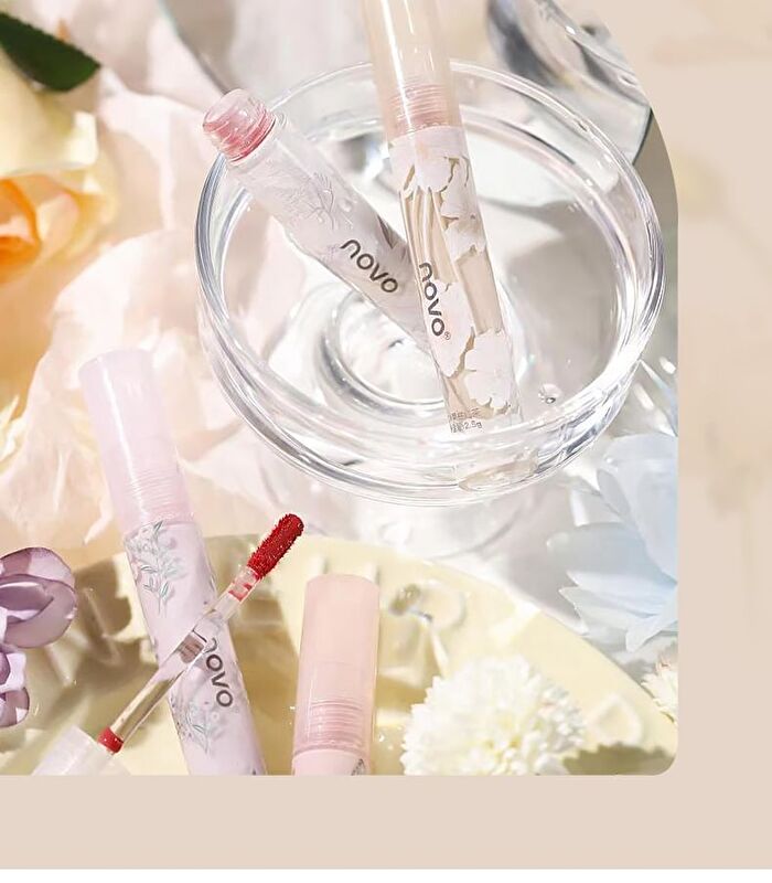 Flowers Series Mirror Lip Glaze - 4 Colours - 20# - 2.5g