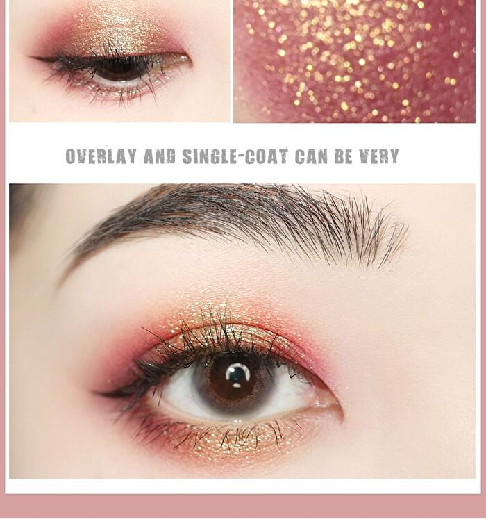 Fingertip Glitter Eyeshadow - 12 Colours - 1# - 3g