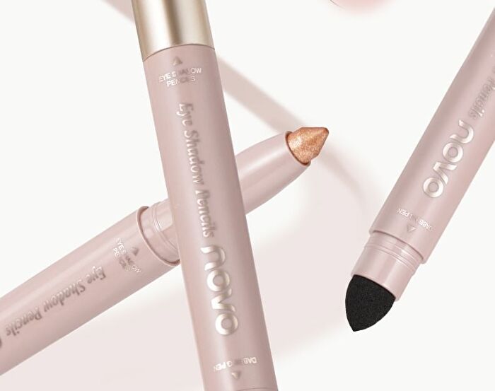 Dual Head Eyeshadow Pencil - 6 Colours - 03# Pink - 1.4g