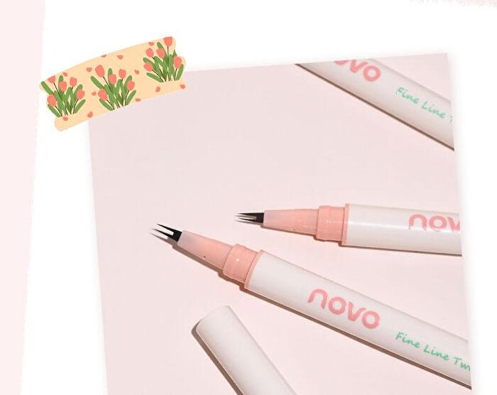 Two Claw Eyeliner / Lower Eyelashes Pen - 2 Colours - 01# Black - 0.6ml