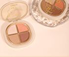 Portable 4 Colours Eyeshadow Palette - 05# - 6g