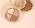 Portable 4 Colours Eyeshadow Palette - 05# - 6g
