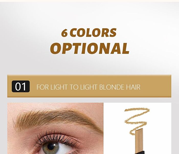 3 In 1 Eyebrow Pencil / Powder / Cream - 6 Colors - #03 - 3g