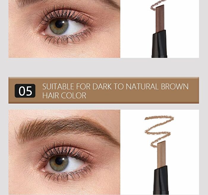 3 In 1 Eyebrow Pencil / Powder / Cream - 6 Colors - #03 - 3g