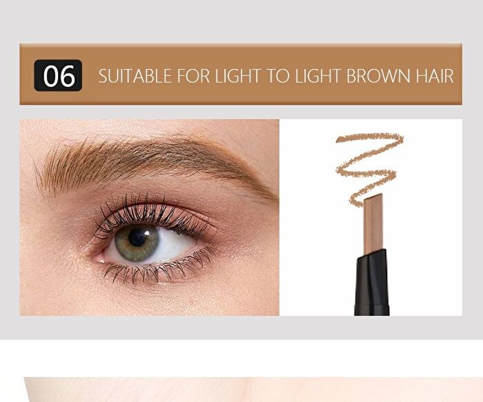 3 In 1 Eyebrow Pencil / Powder / Cream - 6 Colors - #03 - 3g