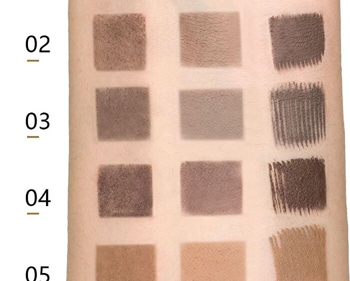 3 In 1 Eyebrow Pencil / Powder / Cream - 6 Colors - #03 - 3g
