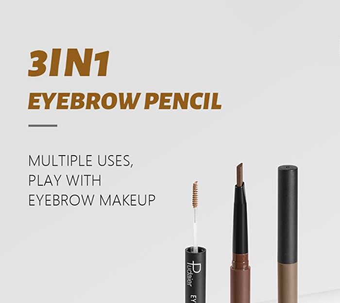 3 In 1 Eyebrow Pencil / Powder / Cream - 6 Colors - #03 - 3g
